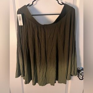 Torrid Olive Skater Skirt